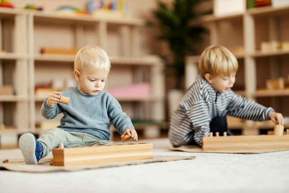 brinquedos de madeira montessori